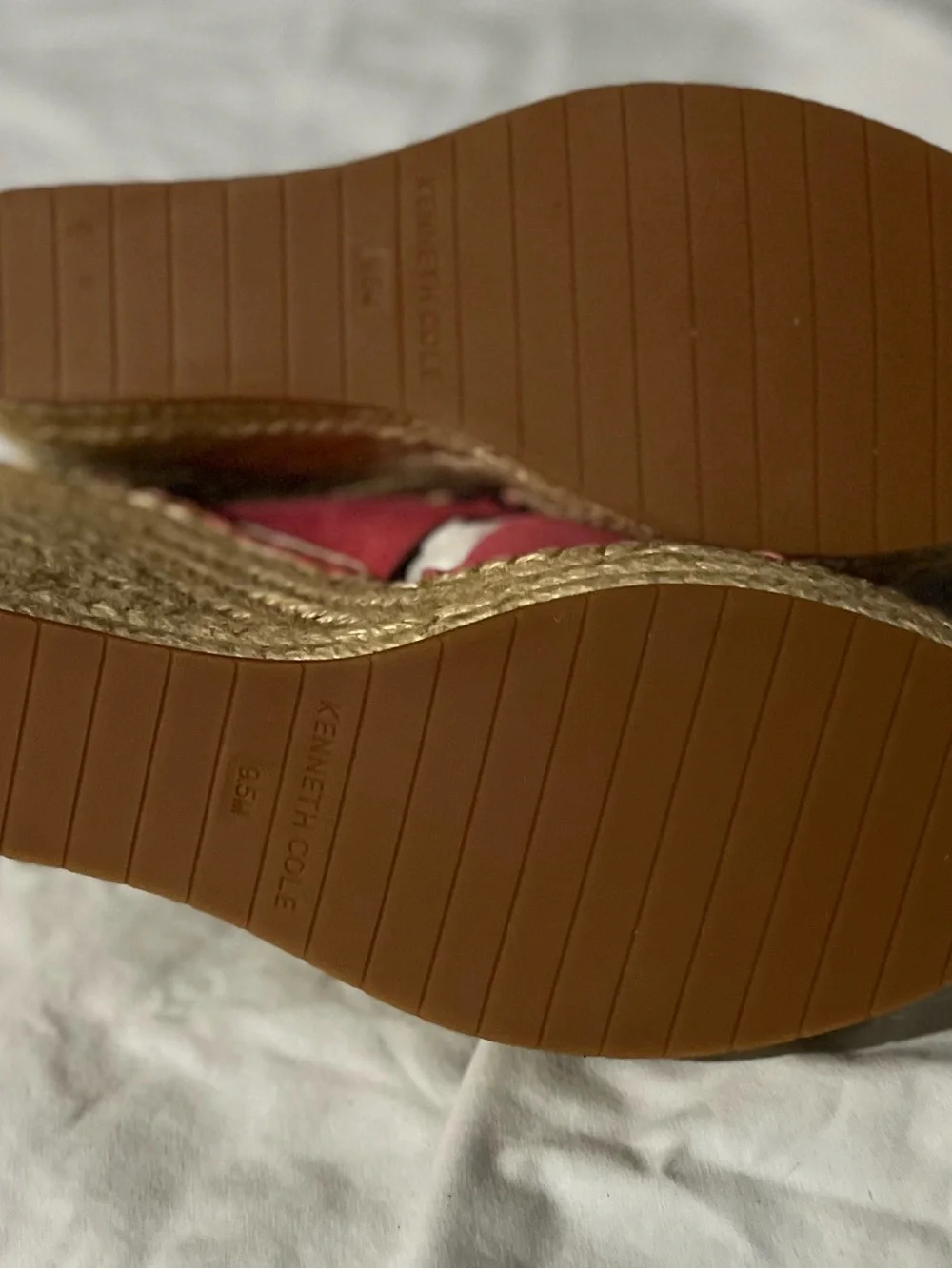 Coral Wedge Espadrille Sandals